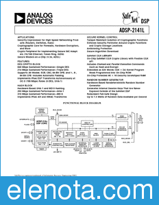 Analog Devices ADSP-2141L datasheet