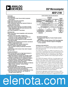 Analog Devices ADSP-2184 datasheet