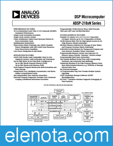Analog Devices ADSP-218xN datasheet