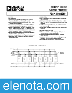 Analog Devices ADSP-21MOD980 datasheet