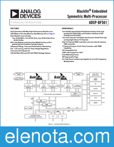 Analog Devices ADSP-BF561 datasheet