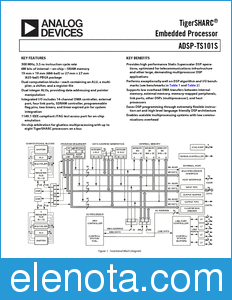 Analog Devices ADSP-TS101S datasheet