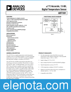Analog Devices ADT7301 datasheet