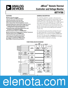 Analog Devices ADT7476A datasheet