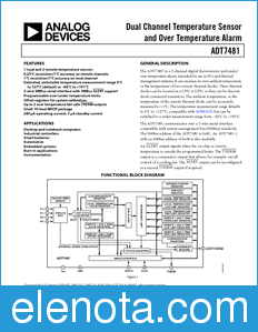 Analog Devices ADT7481 datasheet