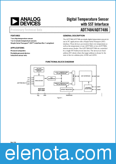 Analog Devices ADT7484 datasheet