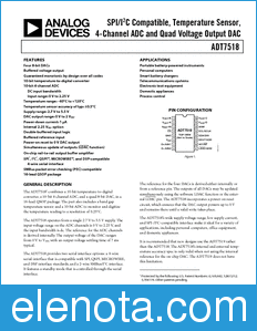 Analog Devices ADT7518 datasheet