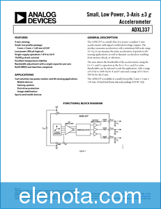 Analog Devices ADXL337 datasheet