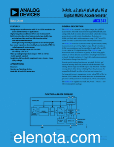 Analog Devices ADXL343 datasheet