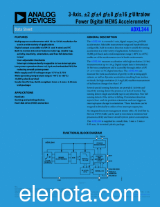 Analog Devices ADXL344 datasheet
