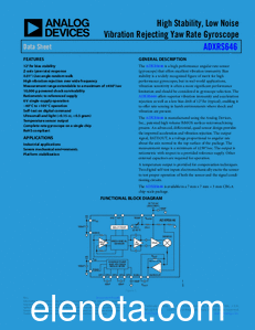 Analog Devices ADXRS646 datasheet