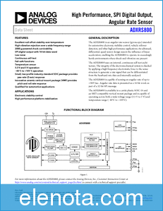 Analog Devices ADXRS800 datasheet