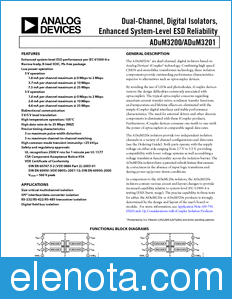 Analog Devices ADuM3200 datasheet