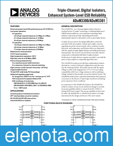 Analog Devices ADuM3300 datasheet