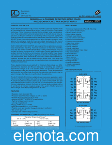 Advanced Linear Devices ALD114935 datasheet
