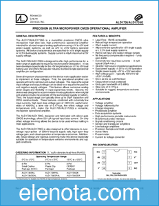 Advanced Linear Devices ALD1726 datasheet