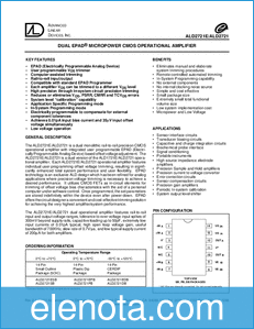 Advanced Linear Devices ALD2721 datasheet