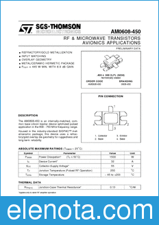 STMicroelectronics AM0608-450 datasheet