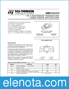 STMicroelectronics AM81214-015 datasheet