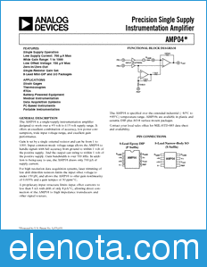 Analog Devices AMP04 datasheet