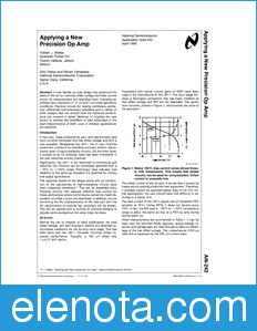 National Semiconductor AN-242 datasheet