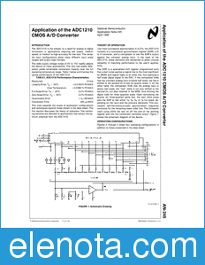National Semiconductor AN-245 datasheet