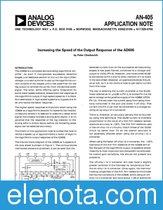 Analog Devices AN-405 datasheet