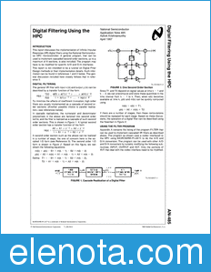 National Semiconductor AN-485 datasheet