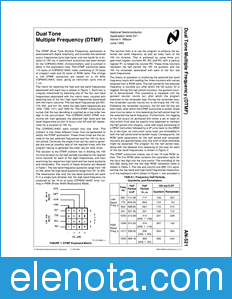 National Semiconductor AN-521 datasheet