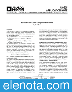 Analog Devices AN-525 datasheet