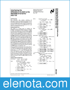 National Semiconductor AN-542 datasheet