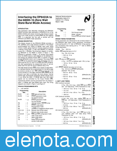 National Semiconductor AN-615 datasheet