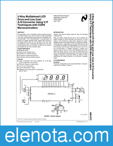 National Semiconductor AN-673 datasheet