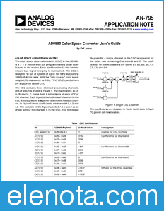 Analog Devices AN-795 datasheet