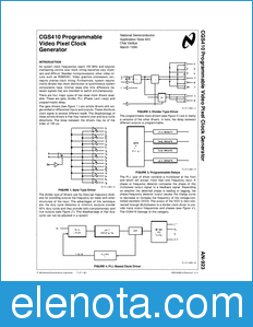 National Semiconductor AN-923 datasheet