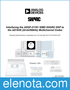 Analog Devices AN-AD1836-21161 datasheet