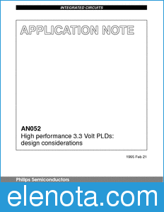 Philips AN052 datasheet