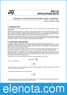 STMicroelectronics AN1115 datasheet