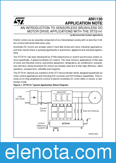 STMicroelectronics AN1130 datasheet
