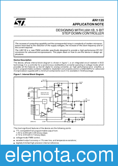 STMicroelectronics AN1135 datasheet