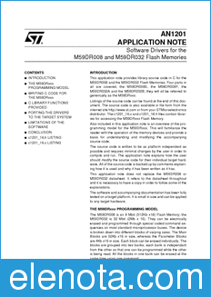 STMicroelectronics AN1201 datasheet
