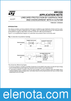 STMicroelectronics AN1220 datasheet