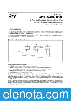 STMicroelectronics AN1221 datasheet