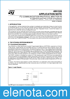 STMicroelectronics AN1328 datasheet