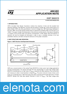 STMicroelectronics AN1491 datasheet