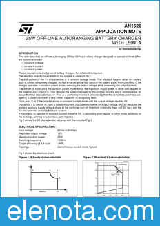 STMicroelectronics AN1620 datasheet