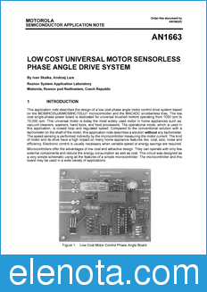 ON Semiconductor AN1663 datasheet