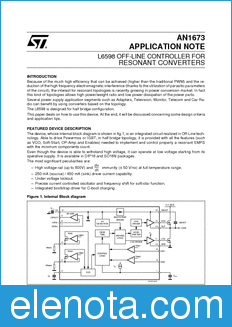 STMicroelectronics AN1673 datasheet