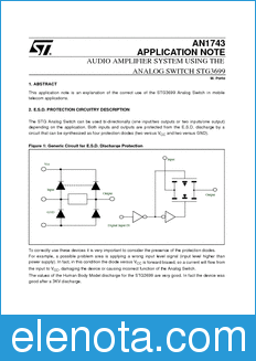 STMicroelectronics AN1743 datasheet
