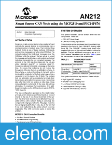 Microchip AN212 datasheet